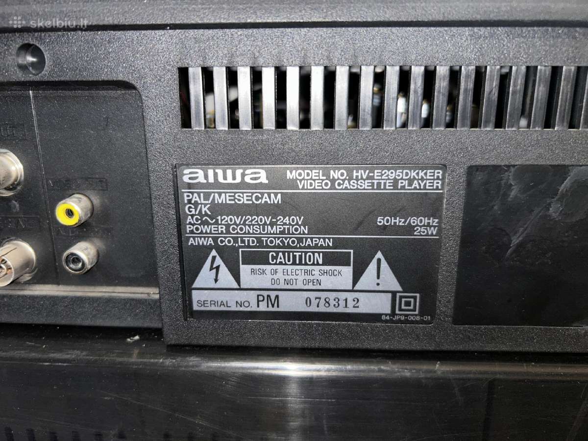 Aiwa Vhs player - nuotraukos Nr. 4