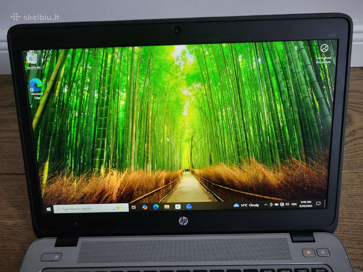 Hp Elitebook 840 G2 nešiojamas kompiuteris - nuotraukos Nr. 2