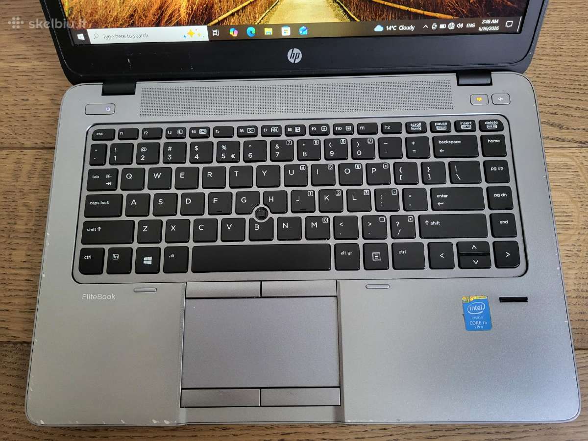 Hp Elitebook 840 G2 nešiojamas kompiuteris - nuotraukos Nr. 3