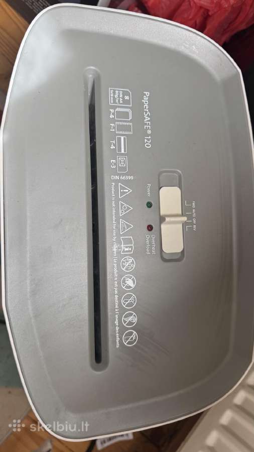 Dokumentų naikiklis Dahle Papersafe Ps 120 - nuotraukos Nr. 2
