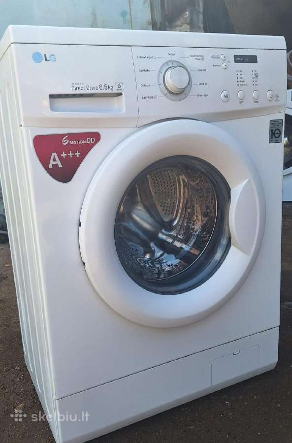 LG Direct Drive 6.5 kg A+++ skalbimo mašina
