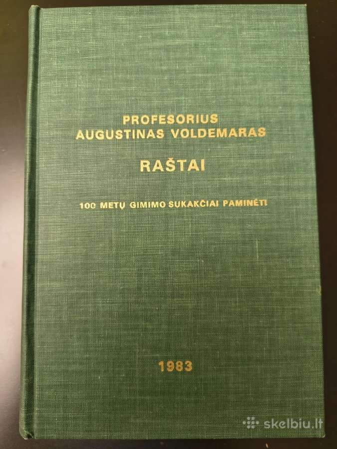 Profesorius Augustinas Voldemaras Raštai