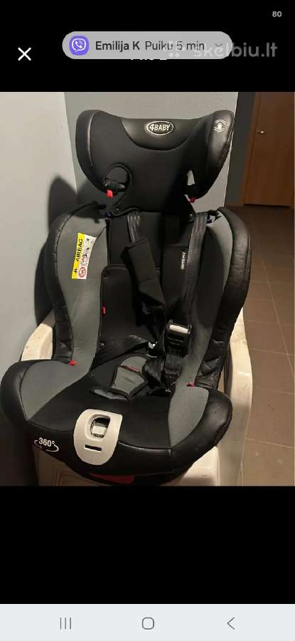 Vaikiŝka automobilin kdut 4baby Roto-fix - nuotraukos Nr. 2