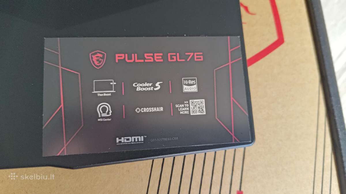 Msi Pulse Gl76 - nuotraukos Nr. 4
