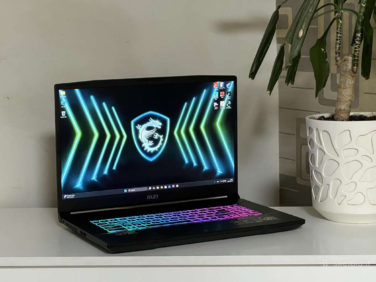 Parduodamas Msi Bravo 17 su Rtx 4050, Ryzen, 144hz