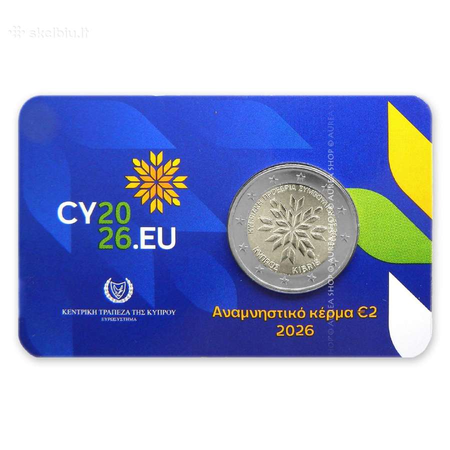 2026 Kipro 2€ monetos ir rinkiniai! - nuotraukos Nr. 2