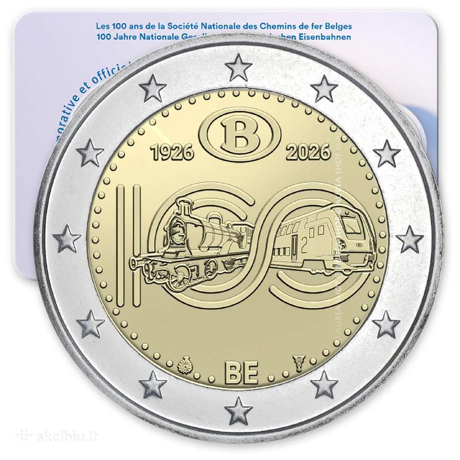 2026 Belgijos 2€ monetos!