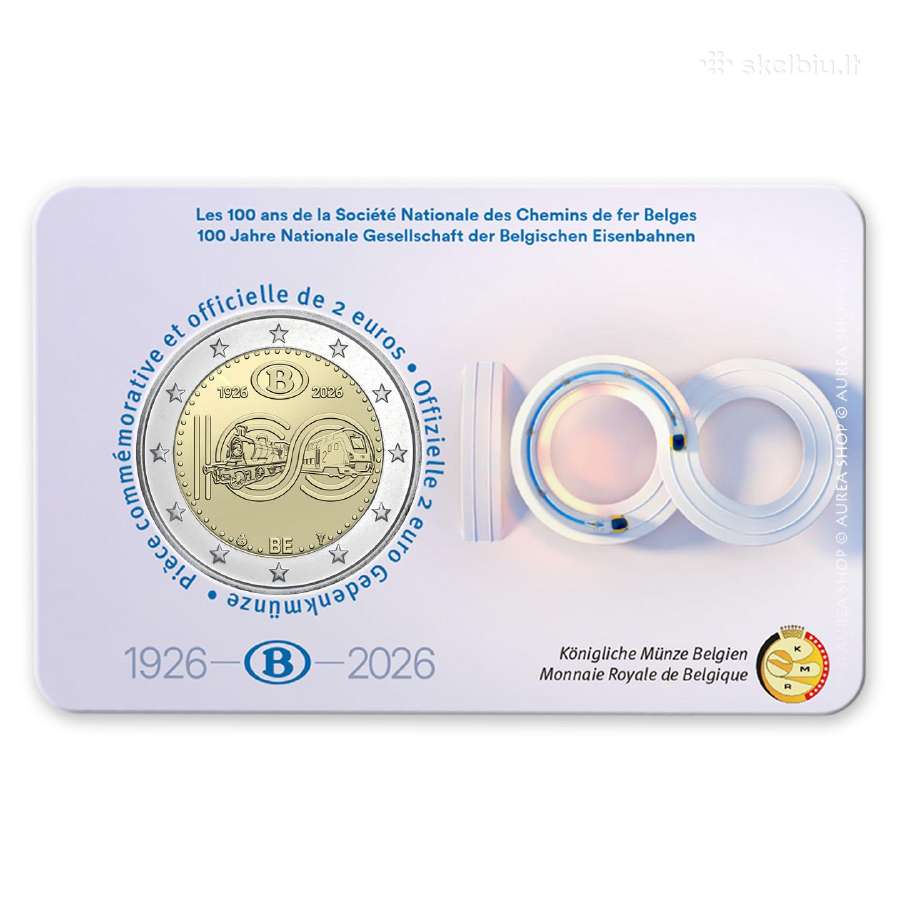 2026 Belgijos 2€ monetos! - nuotraukos Nr. 2