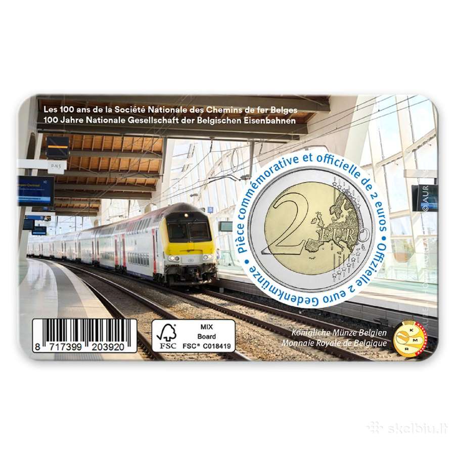 2026 Belgijos 2€ monetos! - nuotraukos Nr. 3