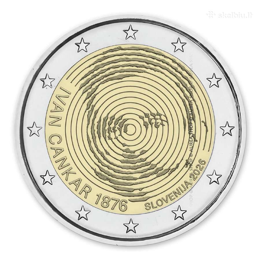 2026 Slovėnijos 2€ monetos!