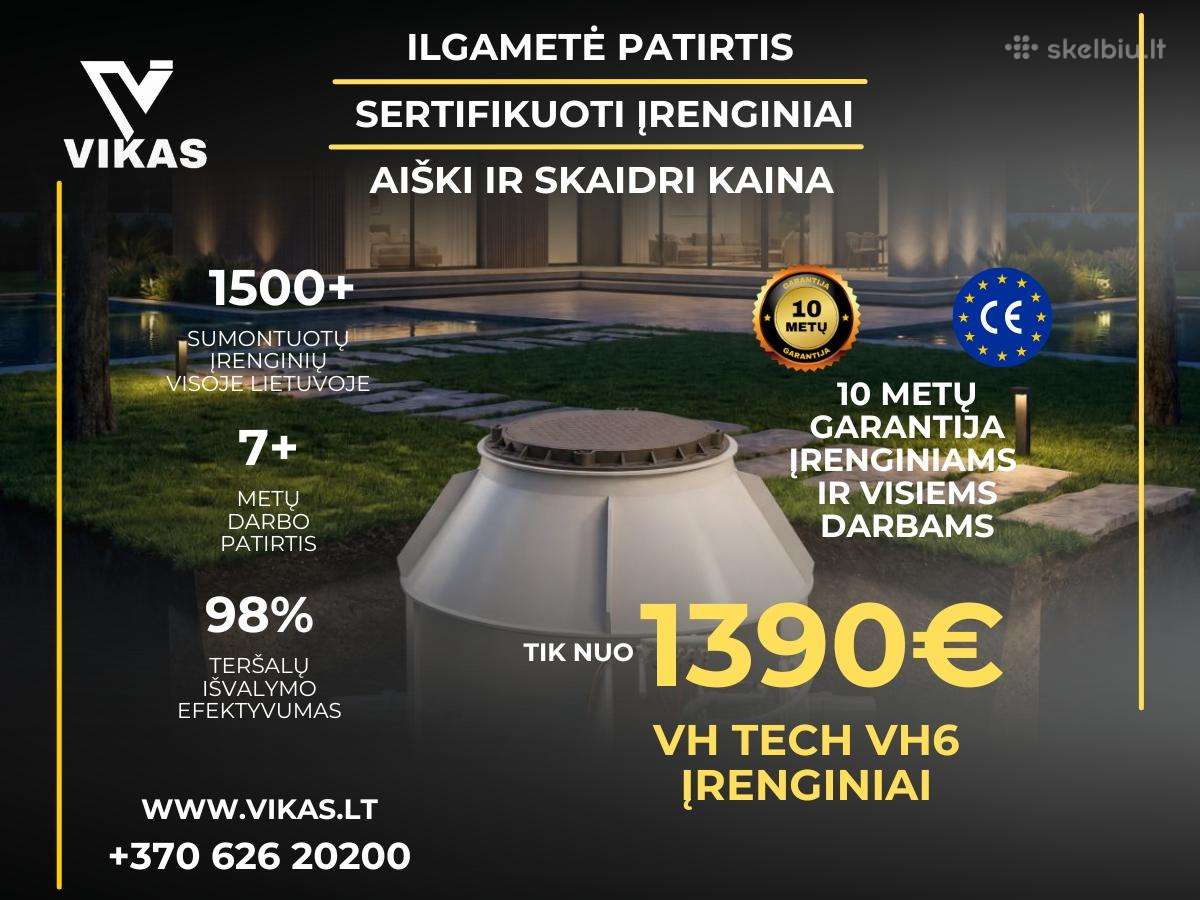 Nuotekų valymo įrenginiai - tik 1390 €
