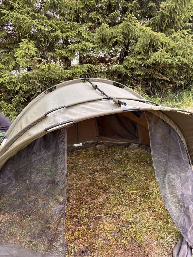 Fox eclipse 1 man bivvy palapinė su antru sluoksni