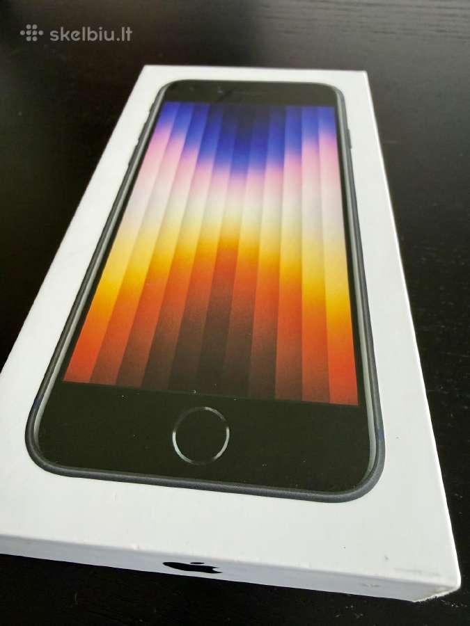 Parduodu iPhone Se 2022, 3 kartos, 64 GB