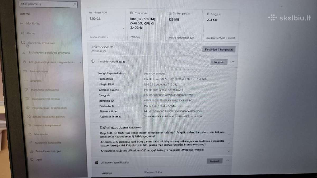 Dell latitude e5570