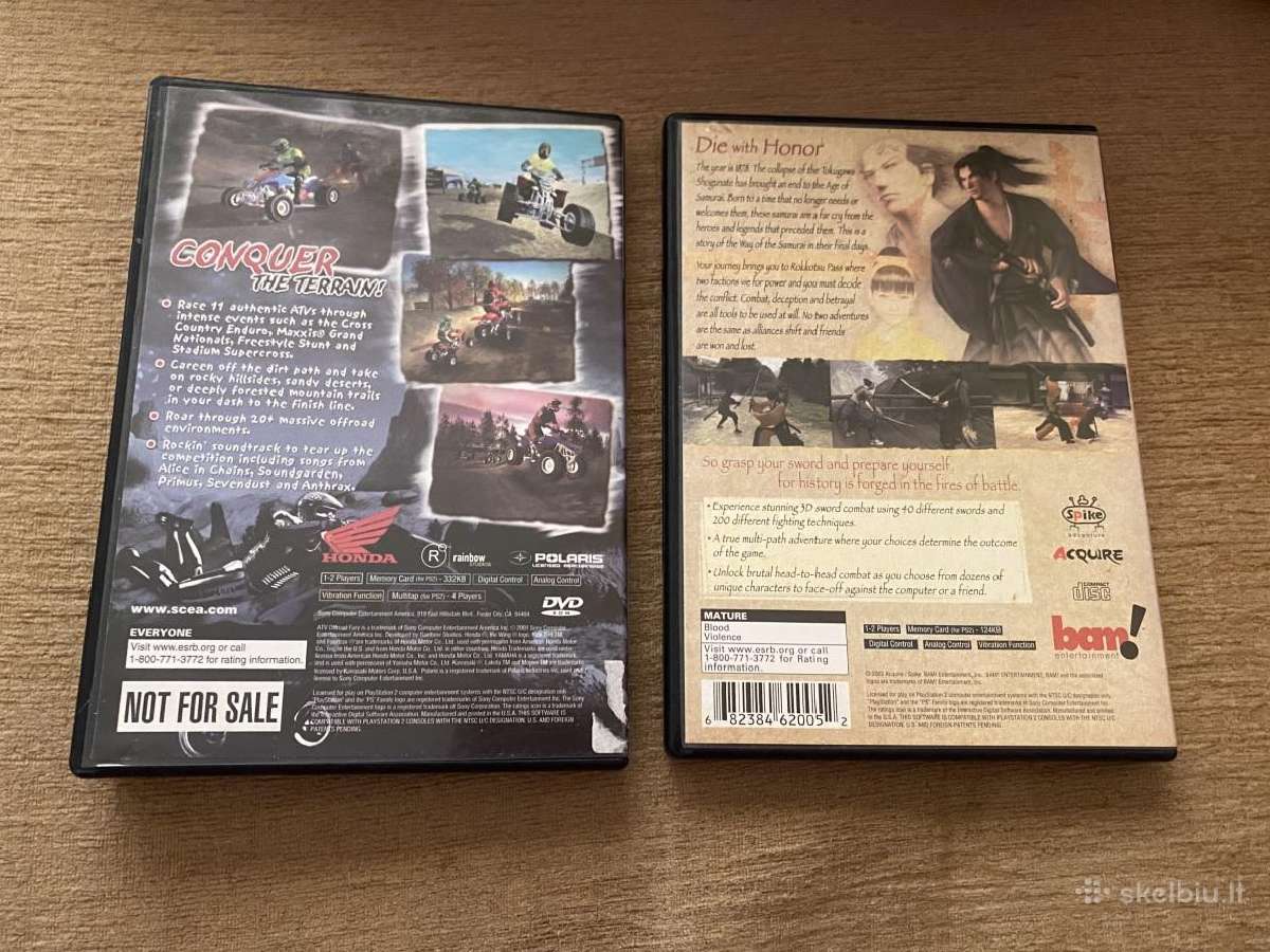 Ps2 Zaidimai Way of the Samurai, Atv - nuotraukos Nr. 3