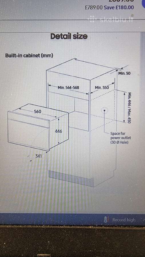 Kompaktinė Samsung Nq5b4553fb su mikrobange - nuotraukos Nr. 18