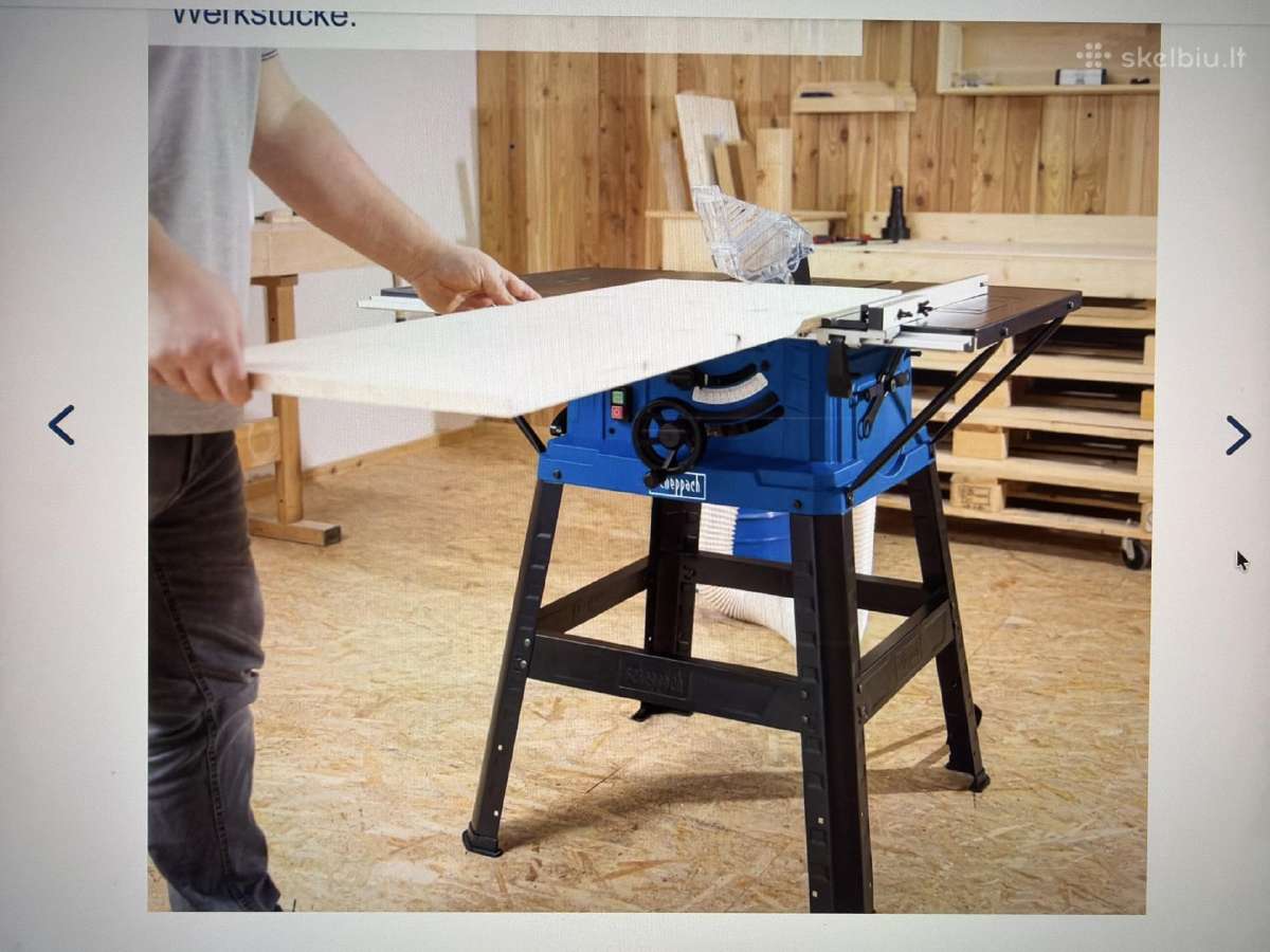Diskinės pjovimo staklės Scheppach Hs254 2200w - nuotraukos Nr. 5