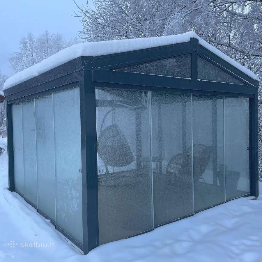 Berėmės stumdomos stiklo sistemos terasoms, balkon - nuotraukos Nr. 15