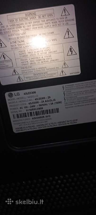 LG 42le5300 - nuotraukos Nr. 3