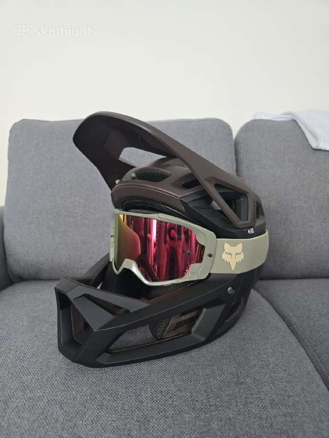 Fox Racing Vue Core Vivid Akiniai - ideali būklė