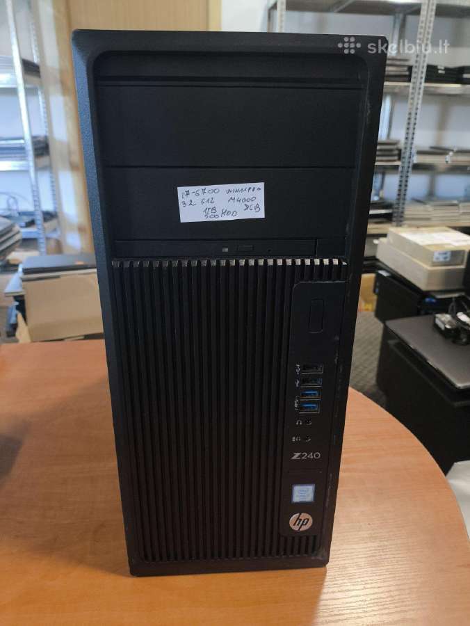 I7-6700 512gb M.2 + 500gb + 500gb HDD, Quadro M400