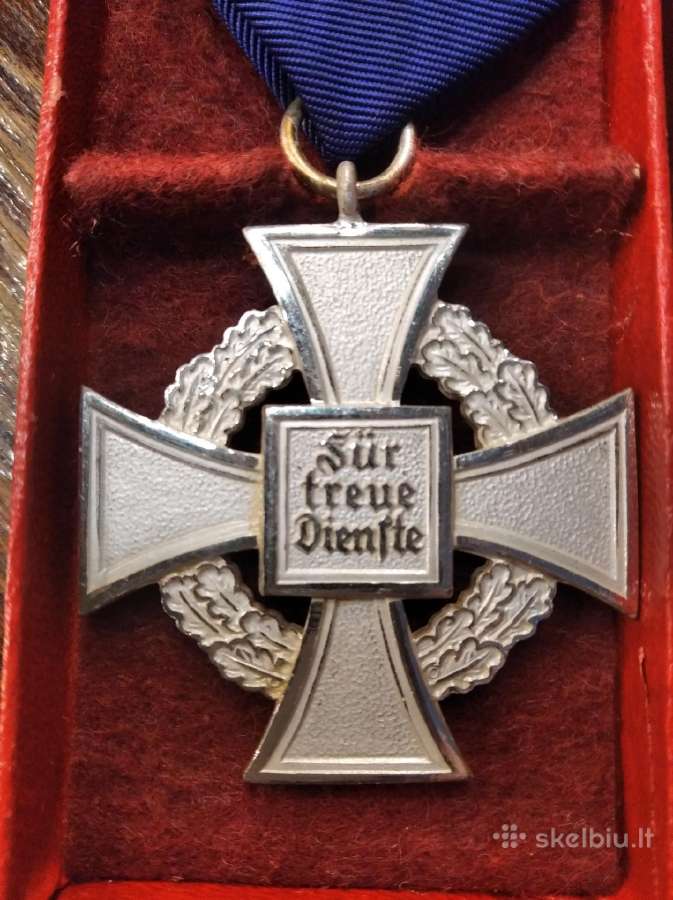 Vokiškas medalis uz 25metu tarnyba Ww2 - nuotraukos Nr. 3