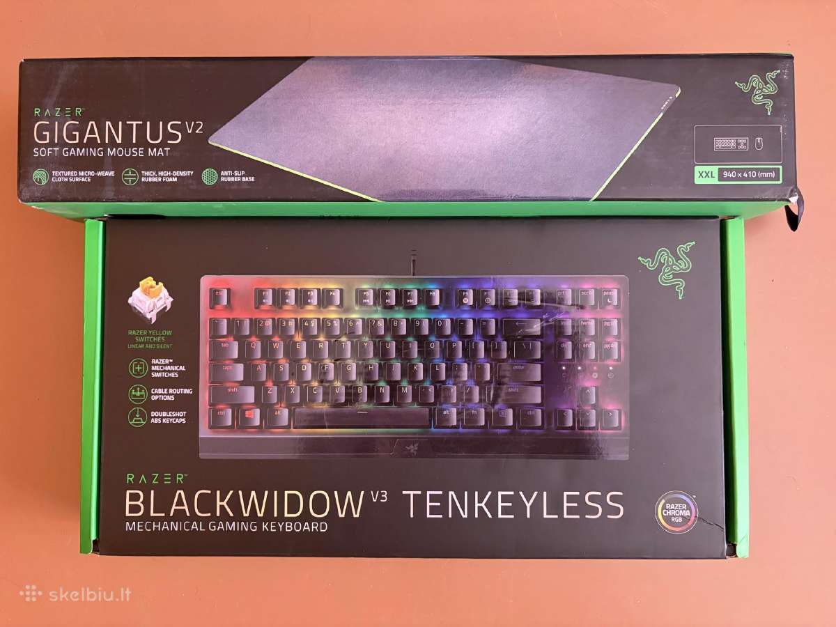 Razor Black widow v3 + gigantus v2