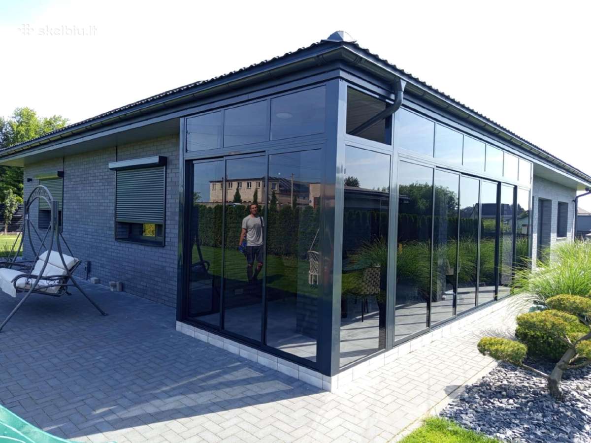 Gamyba iš aliuminio profilių, stiklinimas - nuotraukos Nr. 12