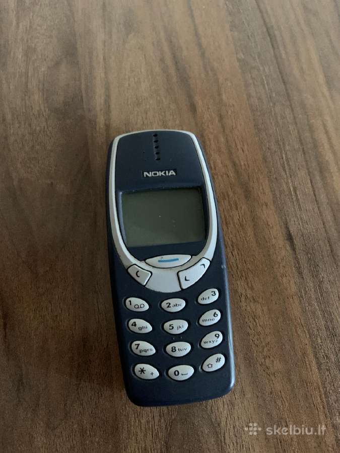 Nokia 3310 Senojo modelio veikiantis be baterijos