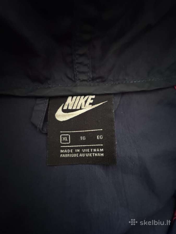 Nike vintažinio stiliaus windbreaker striukė su go - nuotraukos Nr. 3