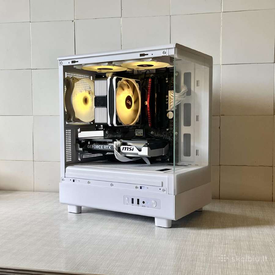 Greitas Rtx 4060 kompiuteris su naujom dalim