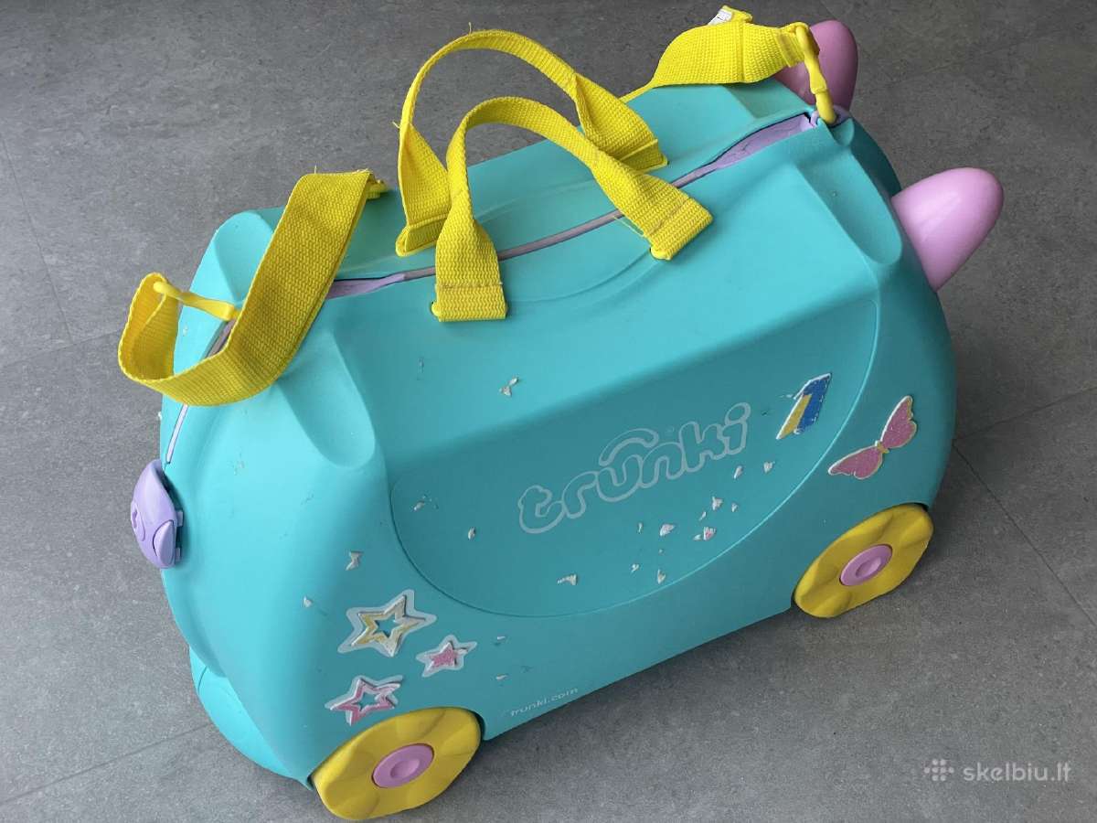 Trunki Vaikiškas lagaminas ant ratukų, važiuojanti - nuotraukos Nr. 2