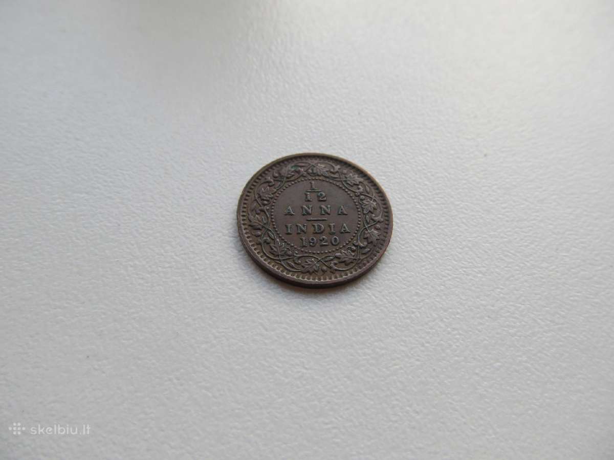 1 / 12 anna , Indija , 1920