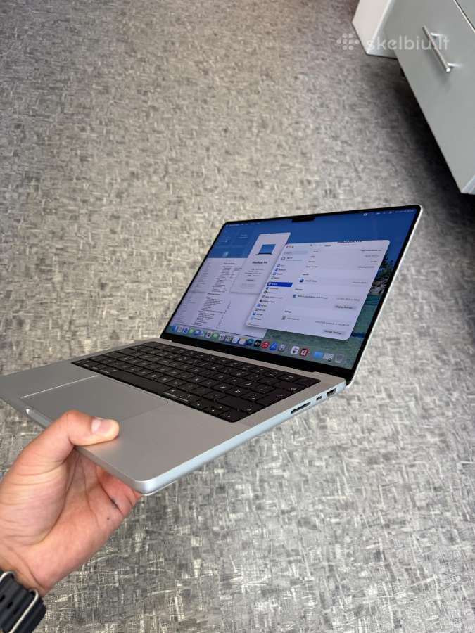 MacBook pro 14'' m3pro/18gb/512 93% bat - nuotraukos Nr. 4