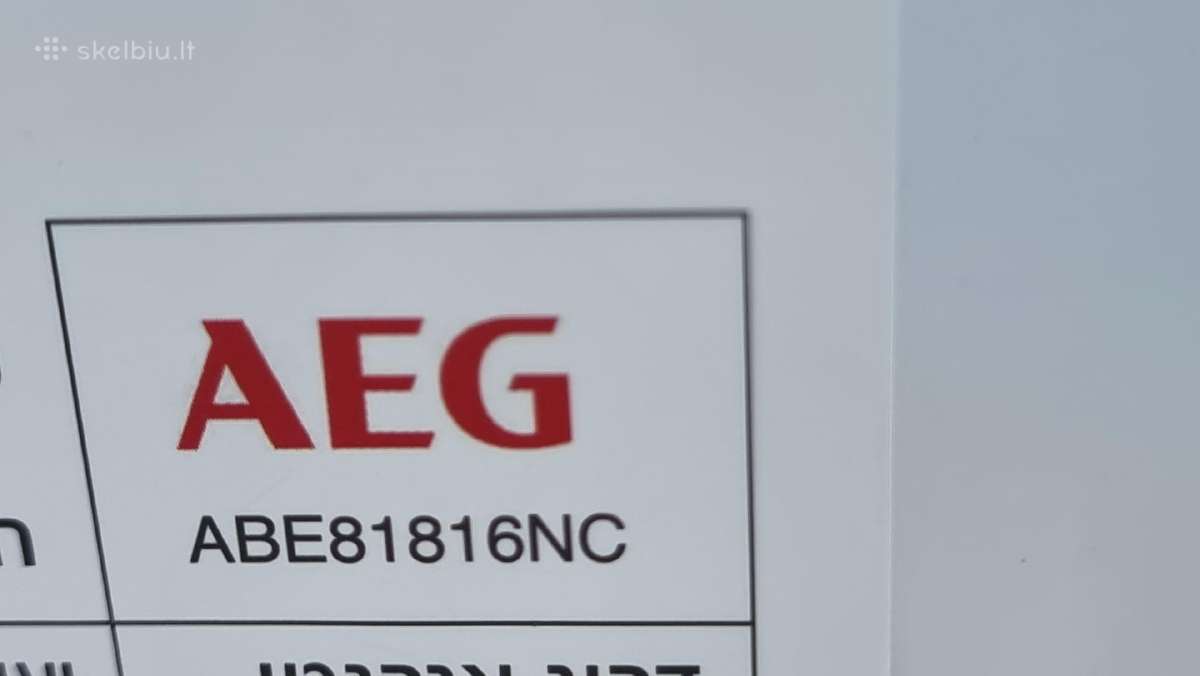 Naujas įmont. Aeg Abe81816nc+ garantija - nuotraukos Nr. 13