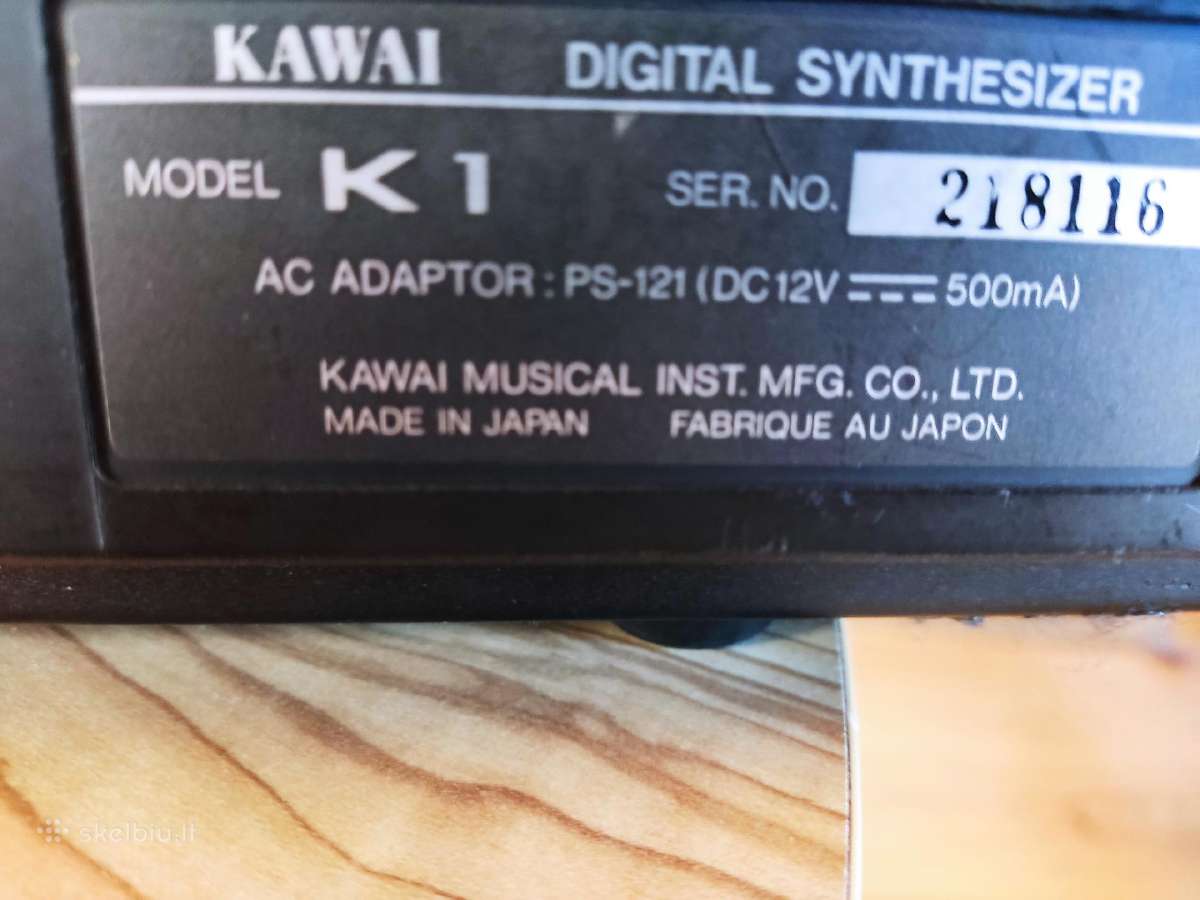 Kawai K 1 sintezatorius - midi klaviatura - nuotraukos Nr. 3