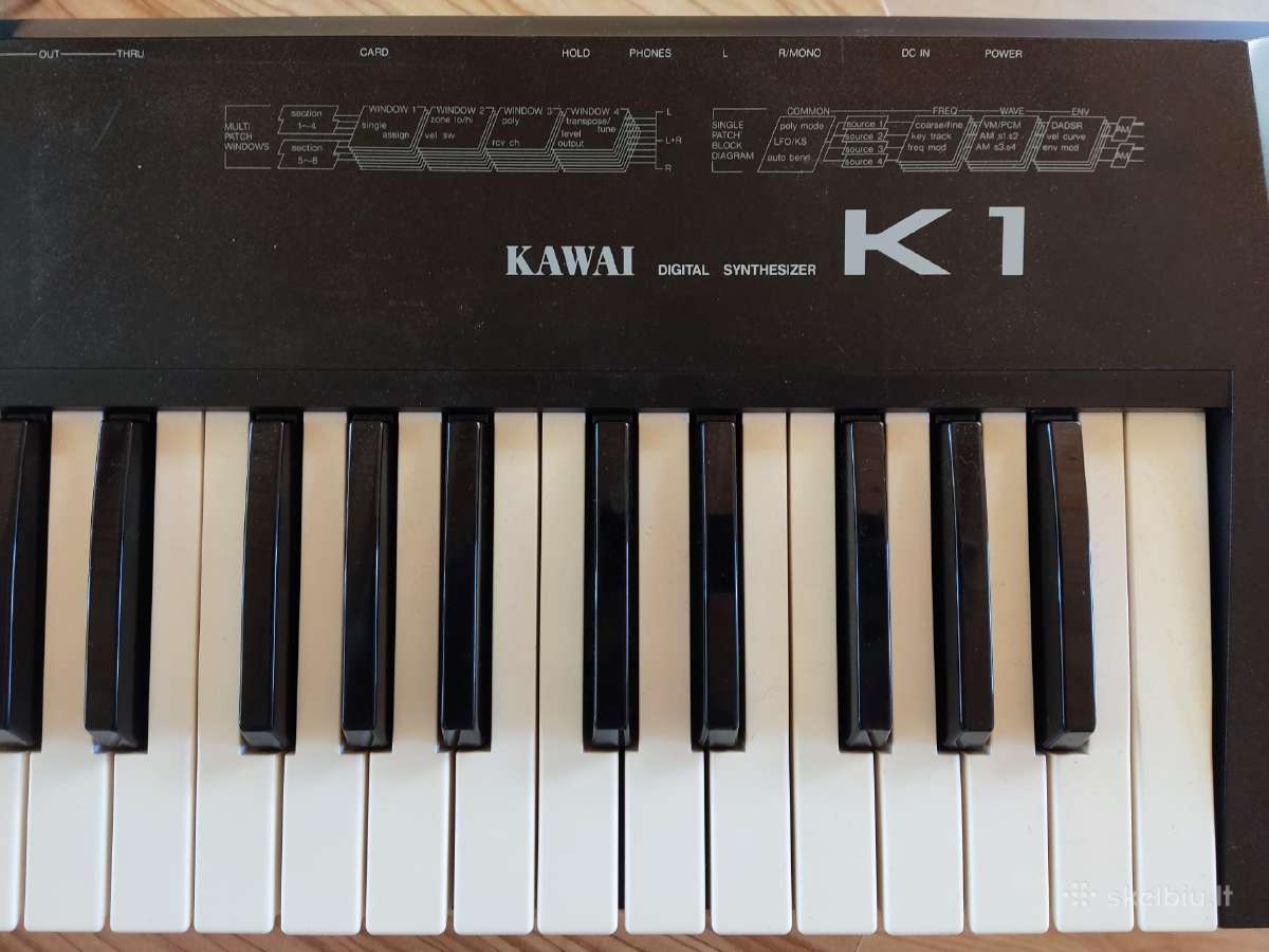 Kawai K 1 sintezatorius - midi klaviatura - nuotraukos Nr. 9