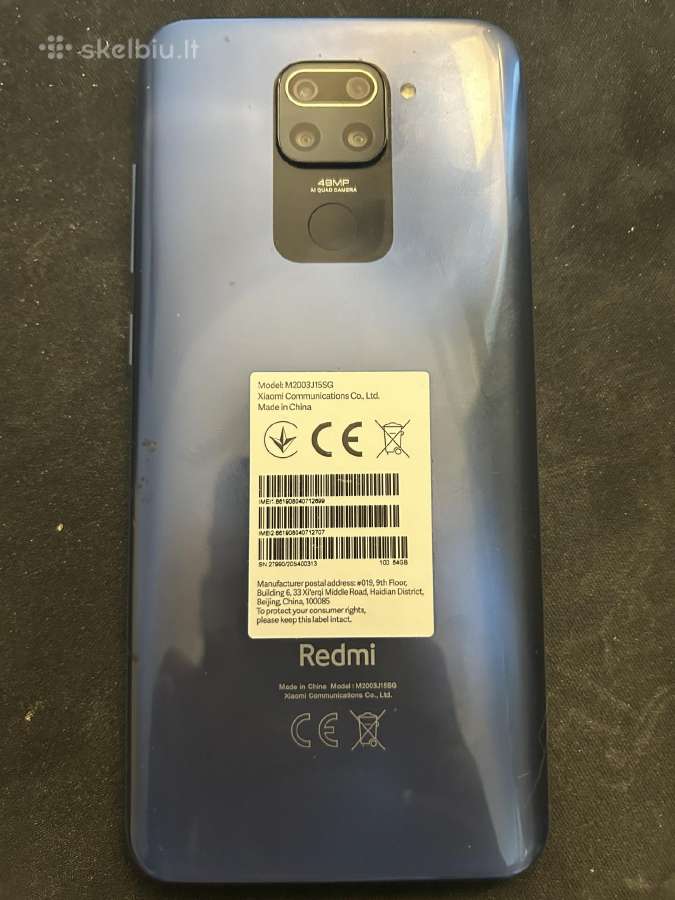 Telefonas redmi note 9 - nuotraukos Nr. 2