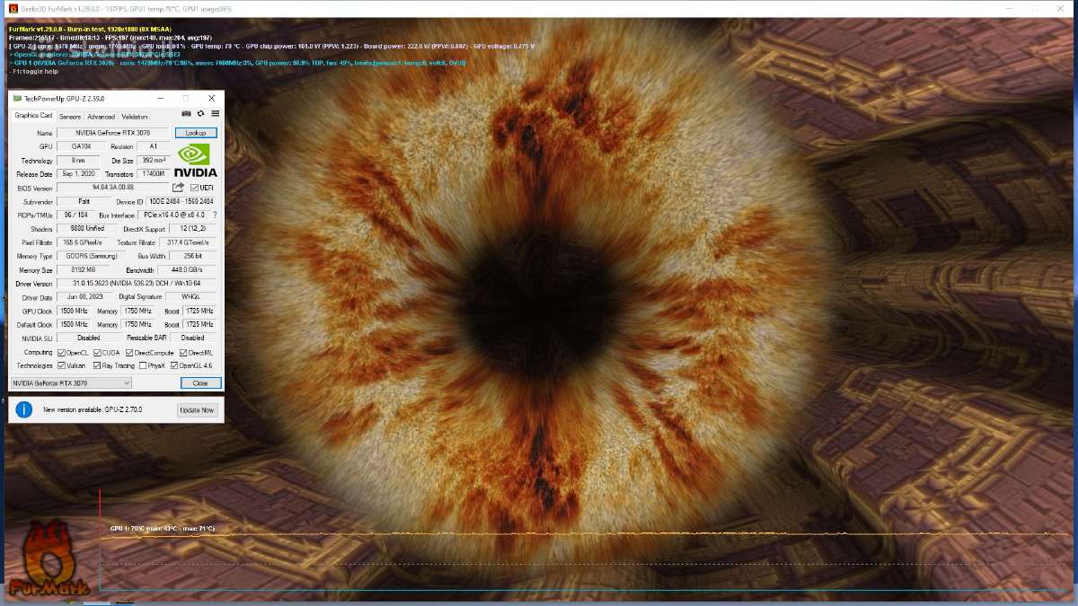 Geforce Rtx 3070 Gamingpro 8gb 256 bit Rgb - nuotraukos Nr. 8