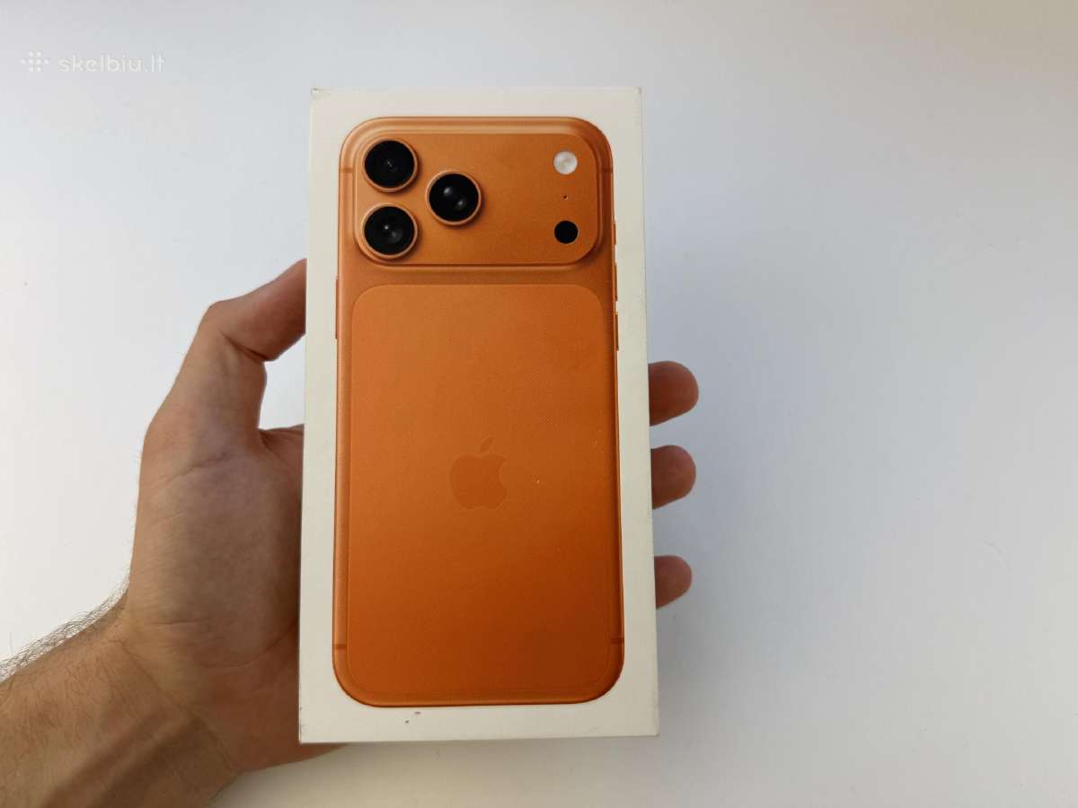 Naujas iPhone 17 Pro Max 256gb Cosmic Orange