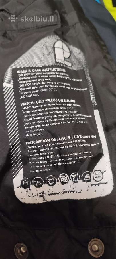Striukė Žalia ir Mėlyna Slidinėjimui nuo Lietaus - nuotraukos Nr. 5