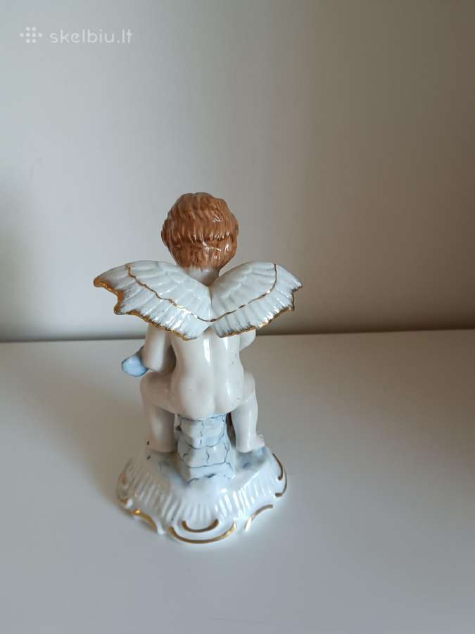 Porcelianinė angelo statulėlė Neundorf - nuotraukos Nr. 6