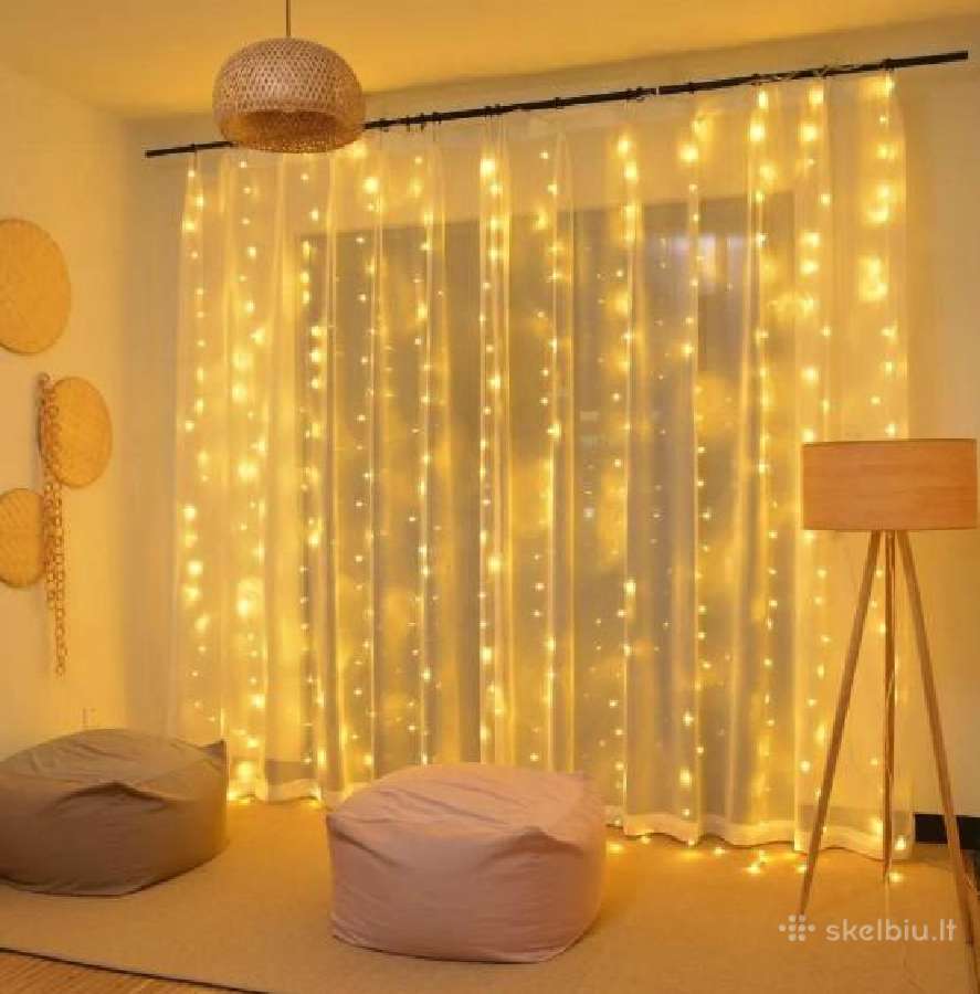LED užuolaida 3x2m 4 vnt