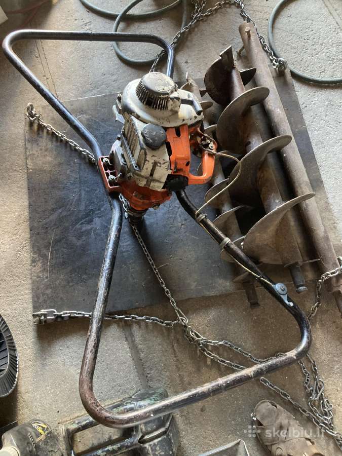 Stihl bt360 zemes graztas