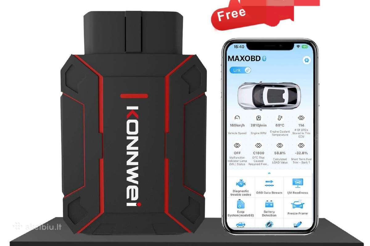 Automobilių diagnostikos irenginys Maxobd Konnwei