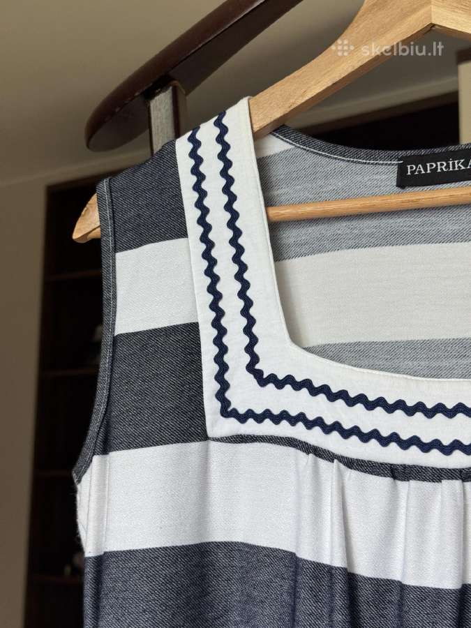 Dryžuota paplūdimio suknelė 44/46 dydis - nuotraukos Nr. 4