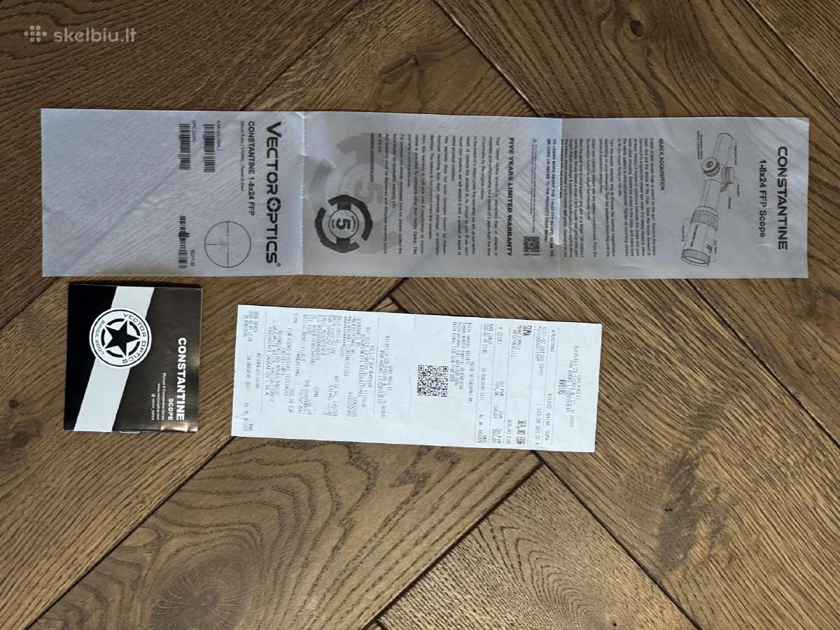 Optika Vector Optics 1-8x24 - nuotraukos Nr. 3