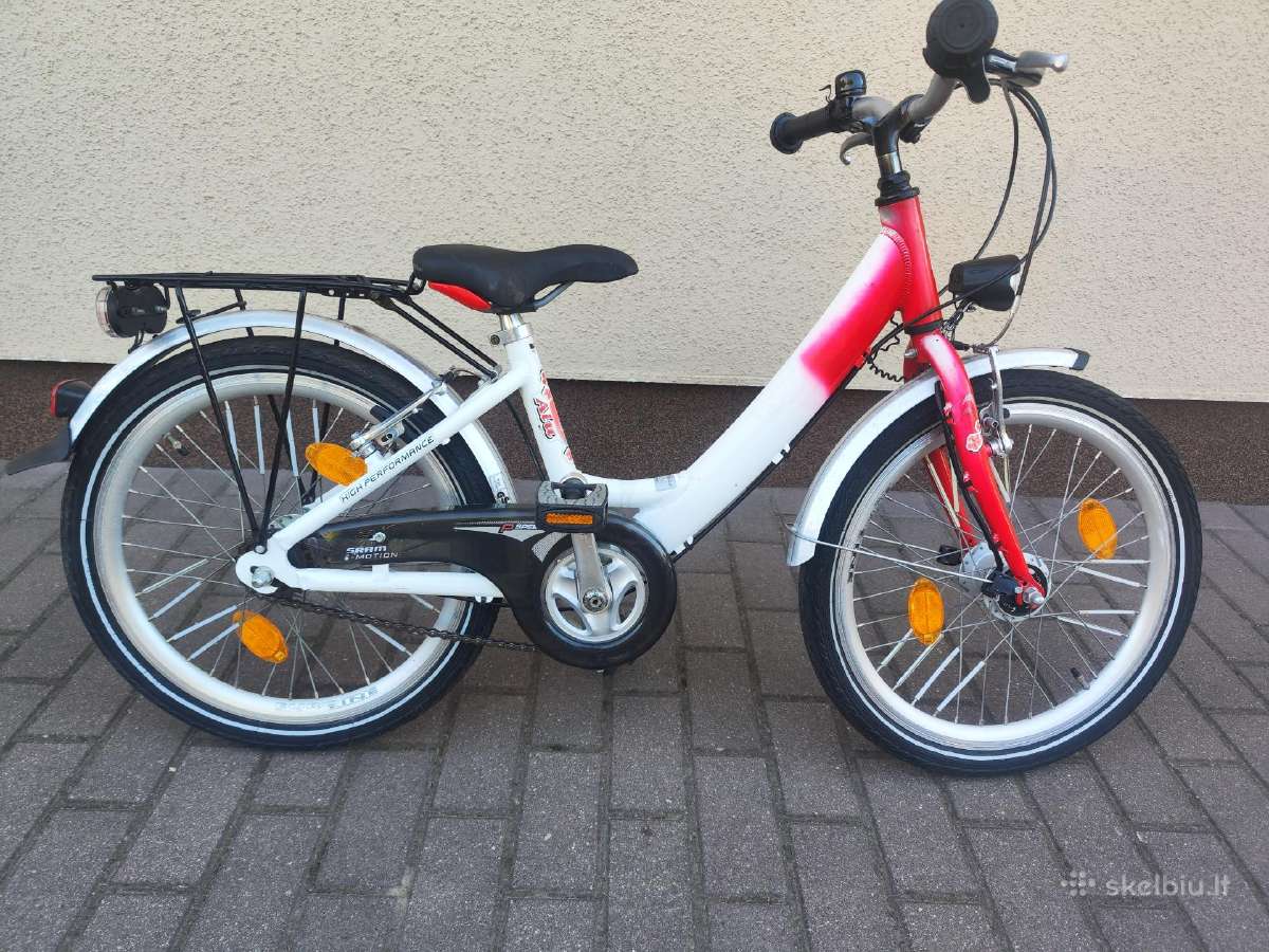 Vaikiškas dviratis mergaitei