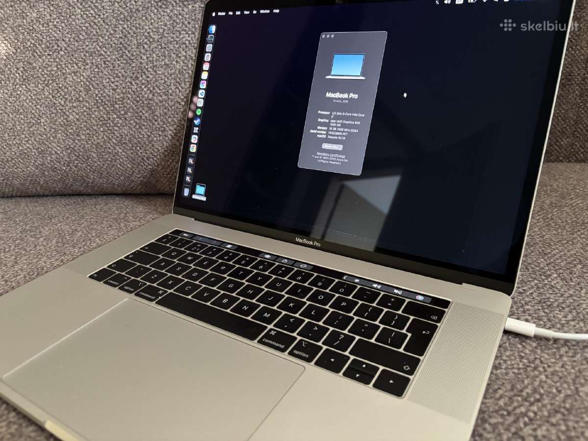 MacBook Pro 15" (2019) i7 16gb RAM 512gb