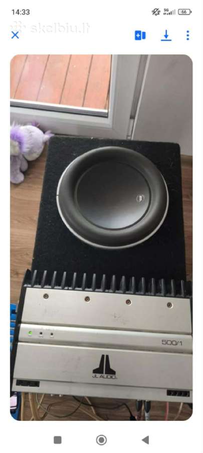 Jl audio 10w7 / Jl 500/1